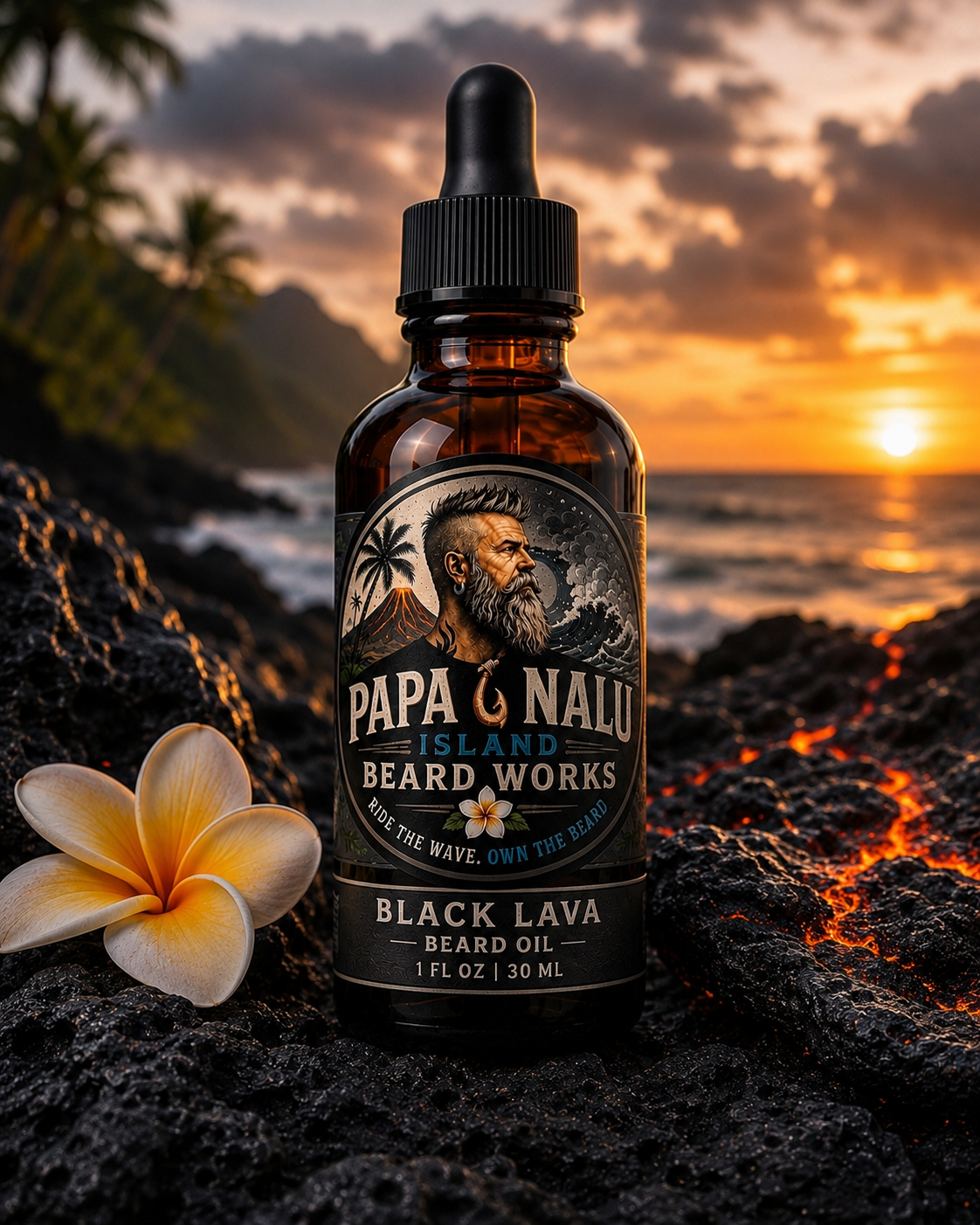 Black Lava Beard Oil